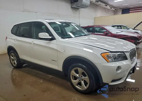 2011 BMW X3 xDrive28I z USA, uszkodzony, nr VIN 5UXWX5C50BL710316